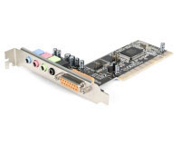 Startech.com Tarjeta de Sonido PCI de 4 Canales con Efectos de Audio AC97 3D (PCISOUND4CH)